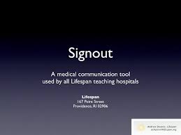 Image result for Patient Signout