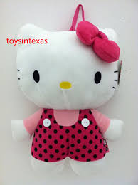 14 Hello Kitty Polka Dot Plush Backpack Ebay