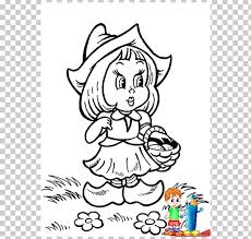 Cute and funny cartoon characters. Little Red Riding Hood Wolf Mammal Fairy Tale Coloring Book Png Clipart Area Art Black Black