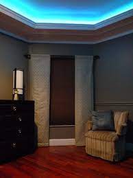 Crown Molding With Led Up Lighting Interior Design Concepts Ceiling Decor Pool Rooms
