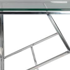 This subtly industrial creation frames its. Lexie Coffee Table Stainless Steel Leon S