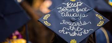 Using hot glue, attach the cardboard to the top of the bucket. Design Your Grad Cap For A Chance To Win Uc Davis
