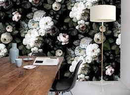 See more ideas about dark floral, floral fashion, dark flowers. Floral Noir Dark Floral Interiors Interior Design Trends Online Uk Green Mustard