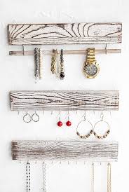 Rustique Presentoirs Bijoux Organiseur Pour Mur Support Mural Pour Bijoux Organi Rustic Jewelry Display Jewelry Display Organizer Wall Mounted Jewelry Holder
