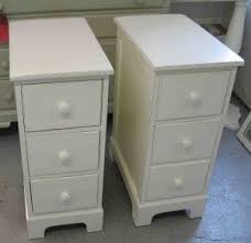 Pair Of Bedside Tables Small Bedside Table Small Bedside Narrow Bedside Table