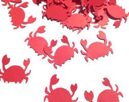 Caribbean blue plastic table cover product details: Crab Theme Party Etsy