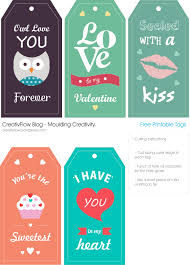 Printable Valentine's Gift Tags | CreativFlow Concept Design