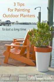 Find and save 32 diy spray painted concrete planters ideas on decoratorist. 3 Tips For Spray Painting Outdoor Planters H2obungalow
