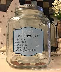 Check spelling or type a new query. Kids Yearly Savings Jar 1 Penny At A Time Living Chic Mom Saving Money Jars Savings Jar Money Saving Jar