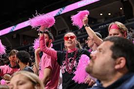 Pink Zone 🩷 Penn State Lady Lion Basketball celebrated the 18th annual  Pink Zone game, honoring survivors of breast cancer with a ceremony at  halftime.The Pink Zone game supports breast cancer patients