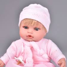 Rauber Doll with Pink Scarf 28 cm