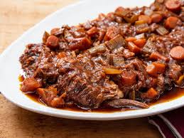 Pressure Cooker Jewish Style Braised Brisket With Onions And Carrots Recipe Serious Eats