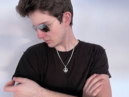 Sterling Silver Peace Sign Necklace, Peace Necklace, Silver Peace Sign  Pendant Necklace. Choose Your Chain, Peace Sign Jewelry. Medium R-784