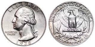 1936 S Washington Silver Quarter Coin Value Prices Photos