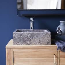 Epoxy comes in 2 parts which you will mix in a plastic bowl using a spoon. Vasque En Marbre Gris 40 Cm Accessoires De Salle De Bain Tikamoon Tikamoon Wash Basin Countertop Basin