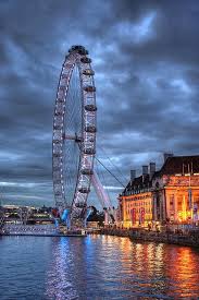 The Eye At Dusk Visiting England London Attractions Travel Around The World