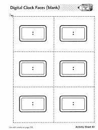 Digital Clock Faces Blank Lovetoteach Org Presenting information in both text and for example, if a foreign language class is studying vocabulary words for food, they.