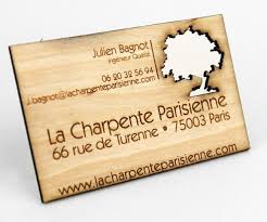 Carte De Visite En Bois Gravee Et Decoupee Au Laser Carte De Visite Carte D Affaire Carte