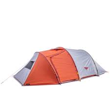 Hamaca camping quechua naranja confort 2 personas 280x175 cm. Trekkingzelt Trek 500 4 Personen Tunnelzelt Grau Orange En 2020 Tente Tunnel Espaces De Vie Trekking