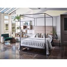 You can make the bed in a number of different sizes and styles using the techniques that follow. Federico Weather Oak Canopy Bed Double Or King Size Fads