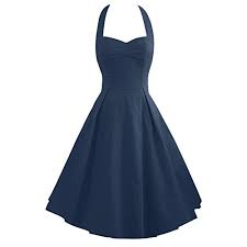 Et pour les matières, robe en jean, robe en voile, robe en lin ou robe en crêpe… vous avez l'embarras du choix ! Luouse Robe De Bal Soiree Licou Vintage Annee 40 50 60 Avec Des Points Polka