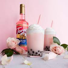 Rose Bubble Milk Tea Torani