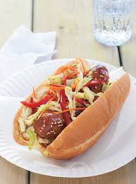 Asian Style Glazed Hot Dogs Ricardo Recipe Ricardo Recipe Hot Dog Recipes Recipes
