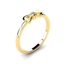 Kate spade bow ring clear and gold. Otooro Com