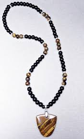 Men S Tiger S Eye Gemstone Necklace Men S Black Etsy Mens Beaded Necklaces Mens Handmade Jewelry Men Necklace