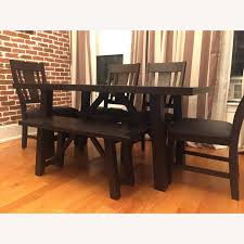 Wayfair 6 Seat Dining Table Set With Bench Aptdeco