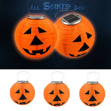 Halloween Solar Led Pumpkin Lanterns Light Hanging Garden Decor Lamp Waterproof Solar Lamp Solarlamp Solar Hal Solar Lamp Lamps For Sale Outdoor Lamp