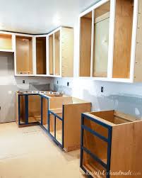 Even though the drywall behind the cabinets and stove will not be visible, installing the panels will not substantially add to the cost of the kitchen. How To Build A Farmhouse Sink Base Cabinet Houseful Of Handmade