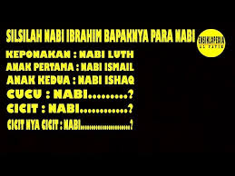 (inggris) prophet family tree, from adam to muhammad. Banyak Belum Tahu Ternyata Keturunannya Nabi Semua Silsilah Nabi Ibrahim Sampai Nabi Muhammad Youtube
