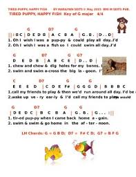 Tired Puppy Happy Fish Song For Children Uses Piano Key Letters Not Notes Piano notes are named after the first seven letters of the alphabet. tired puppy happy fish song for children uses piano key letters not notes