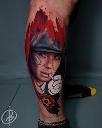 See more ideas about tetovania, pánske obleky, temne umenie. Tattoo Tagged With Leg Peaky Blinders Portrait Trad Inked App Com