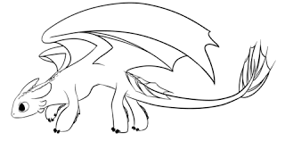 All orders are sent to the. Light Fury Coloring Page Coloringnori Coloring Pages For Kids