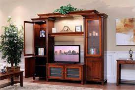 And on the opposite side of the wall, in the dining room, we removed. Modular Entertainment Center Wall Unit From Dutchcrafters Amish