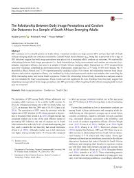 For city or state sales or recycling taxes, or for other local charges. Pdf The Relationship Between Body Image Perceptions And Condom Use Outcomes In A Sample Of South African Emerging Adults