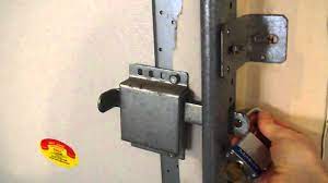 Rather than mess with opening your garage door manually each time you come home, with an electric ga. Lock Garage From Inside Using Side Latch Mp4 Youtube