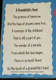 A Grandchild S Hand Happy Grandparents Day Grandparents Day Grandparents Day Poem