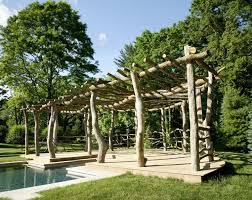 Garden Design Rustic Pergola Pergola Garden Landscape Design