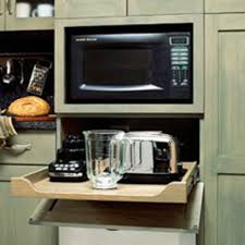 Love The Pull Out For Toaster And Blender Awesome If Electrical Outlet Was In There Appliances Storage Kitchen Dinning Room Kitchen Appliance Storage