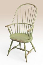 High Sack Back Windsor Armchair Apple Green Dining Room Chair Wood Furniture Antique Chairs Windsor Arm Chair Green Armchair