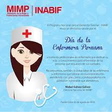 Con más motivo que nunca, celebraremos y reivindicaremos. Inabif Mimp En Twitter Inabif Envia Un Saludo Por El Dia De La Enfermera Peruana En Especial A Quienes Cuidan De Nuestras Ninas Y Ninos Https T Co Vikhev