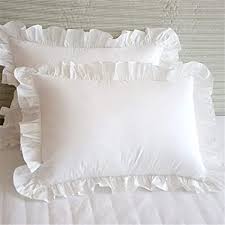 La top 10 piumino letto bambino 120×150 nel 2021. Zchui Federe Per Cuscino 1 Paio Di Fodere Per Cuscino Con Volant Federe Bianche Shabby Chic Vittoriano Country Girl Stile Decorativo Federe Per La Camera Da Letto Amazon It Casa E Cucina