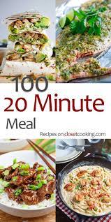 20 Minute Meals Quick Healthy Meals Quick Family Meals Easy Family Meals