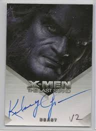 Variety has confirmed that kelsey grammer is going to play the role of hank mccoy (beast) in x3. X Men 3 X3 The Last Stander Sammelkarten Auto Kelsey Grammer Beast Nm V2 Ebay