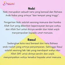 Rasul diutus setelah menjadi rasul dan rasul lebih utama daripada nabi. Dream Co Id Nabi Dan Rasul Jelas Memiliki Perbedaan Yang Facebook