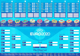 Football lovers unite, it's euros 2020 time! Football Cartophilic Info Exchange The Observer Uefa Euro 2020 Wallchart