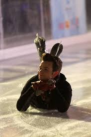 Chris Colfer And Darren Criss Go Ice-Skating